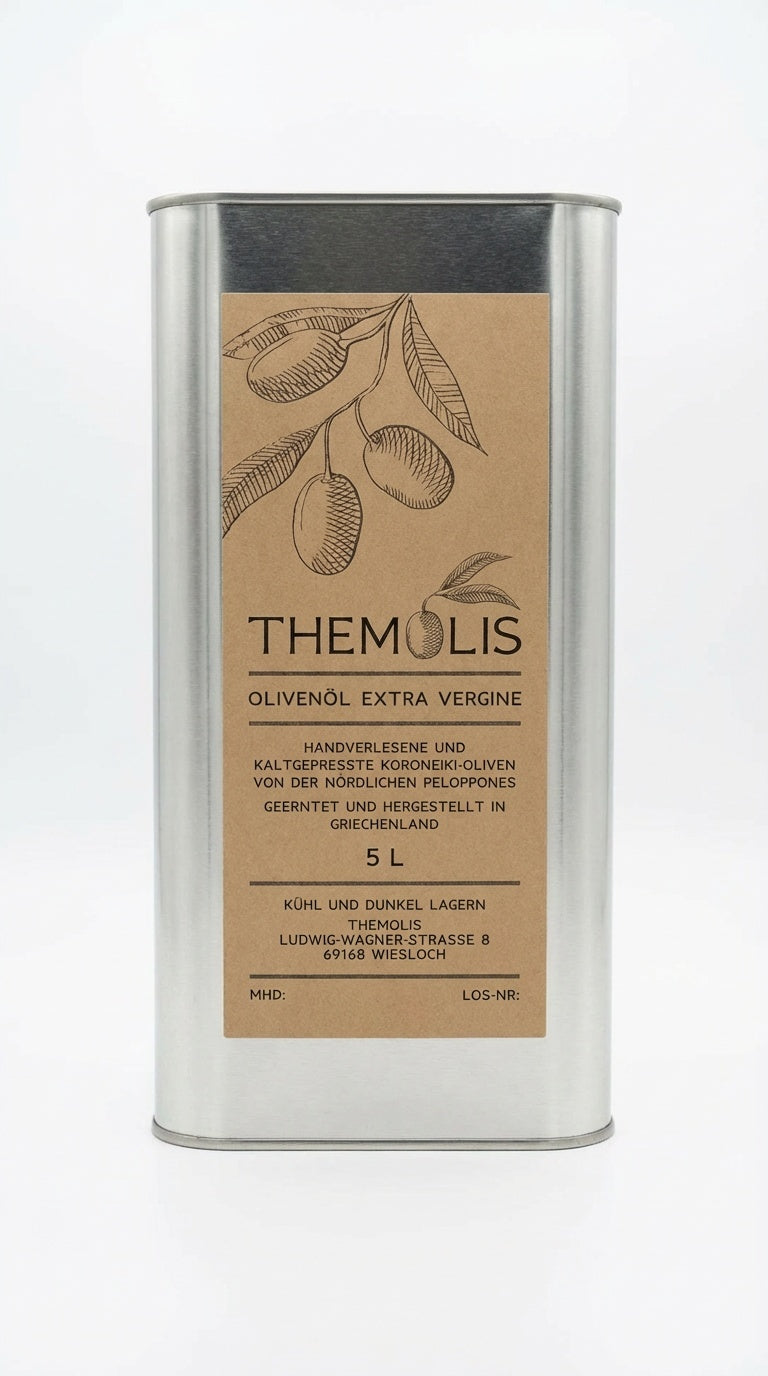 THEMOLIS Olivenöl Extra Vergine – Ernte 2025